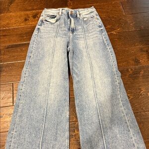 Classic Blue Wide Leg Jeans